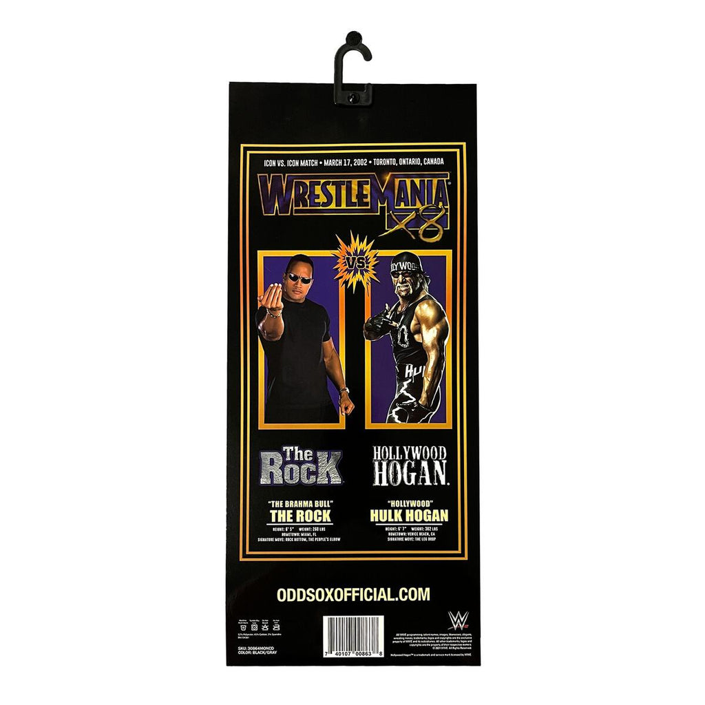 Calzini Wrestlemania  The Rock vs Hulk Hogan  - Odd Sox