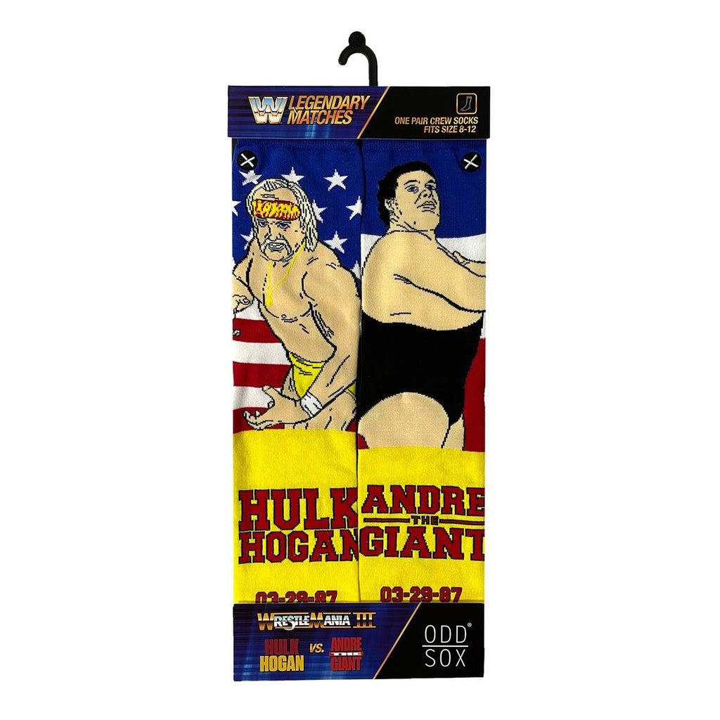 Calzini Wrestlemania  Hulk Hogan VS Andre The Giant - Odd Sox