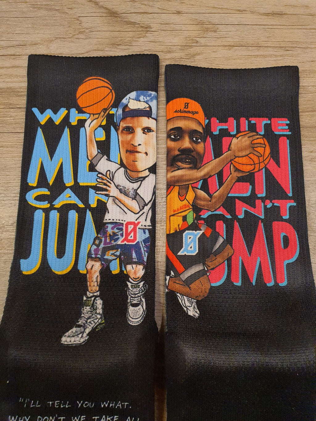 Calzini Ufficiali "Scrimmage" - White Men Can't Jump (black)