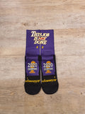 Calzini Ufficiali "Scrimmage" - This job is done, Lakers Champions 2020 (purple)