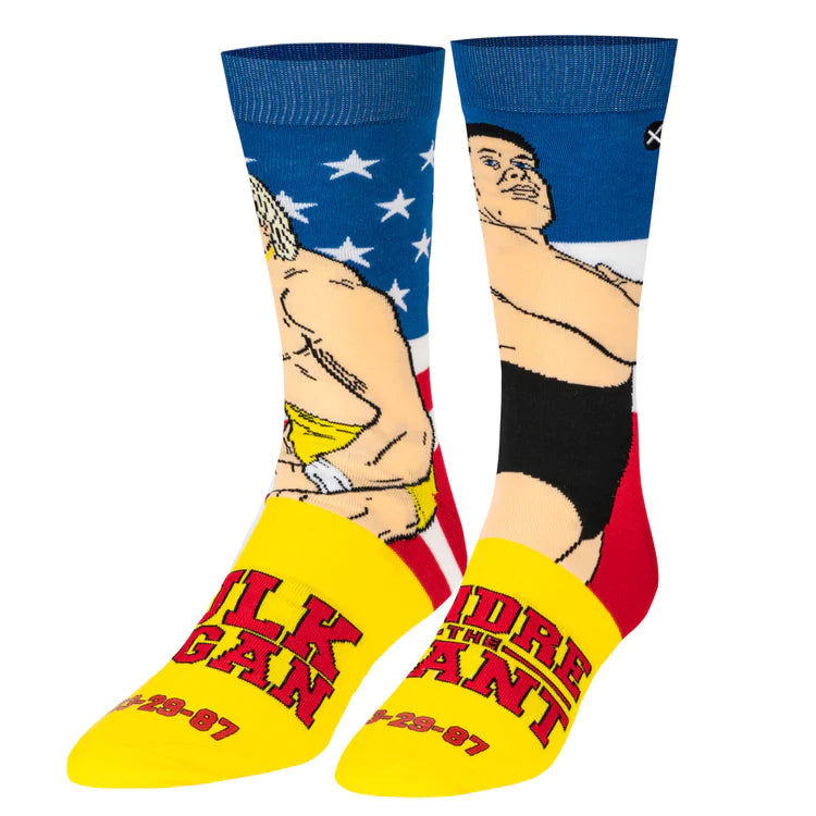 Calzini Wrestlemania  Hulk Hogan VS Andre The Giant - Odd Sox