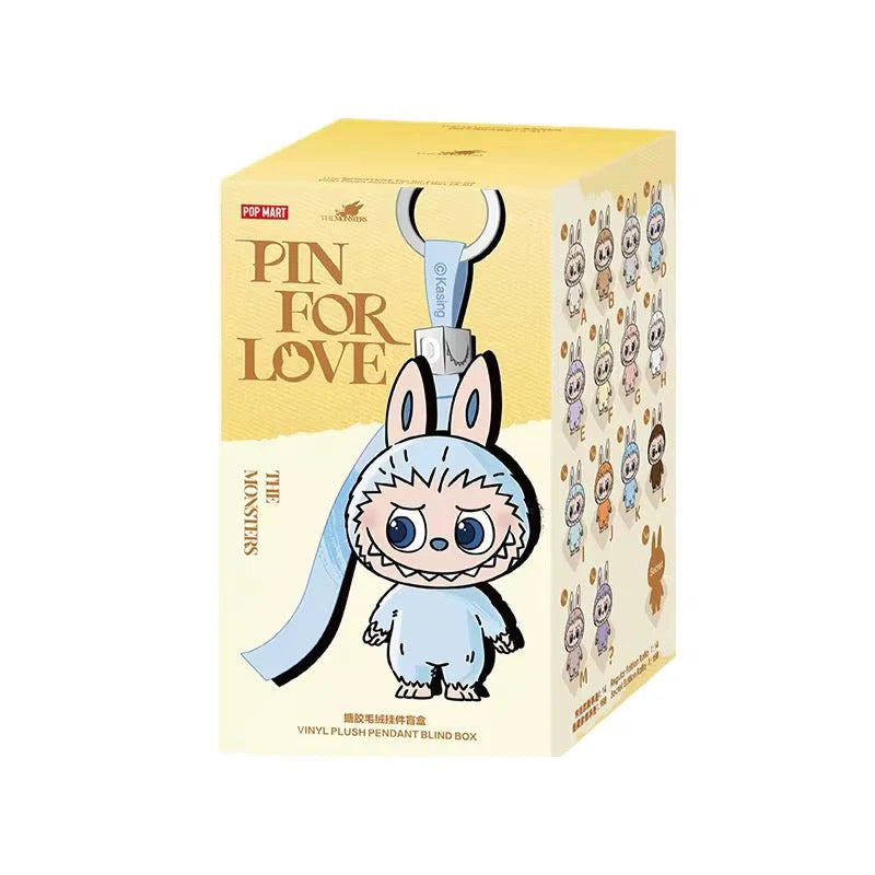LABUBU "PIN FOR LOVE" VINYL PLUSH (A - M) - PRODOTTO ORIGINALE by Pop Mart