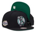 NBA FINALS  - Cappellino Ufficiale Boston Celtics , Mitchell and Ness