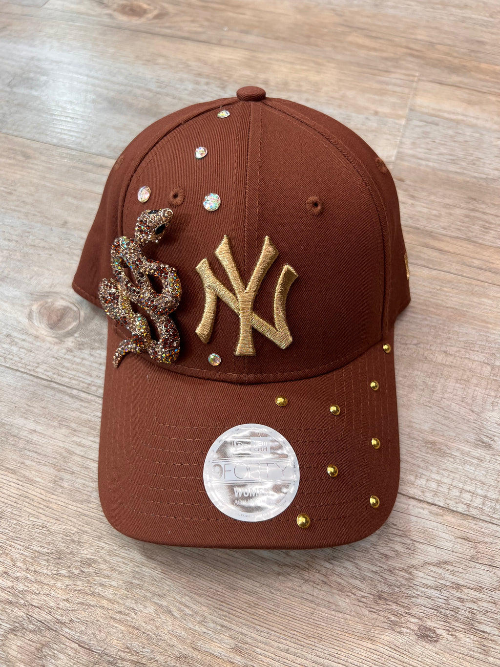 Custom Cap -  NY Yankees by New Era " Gold Snake”