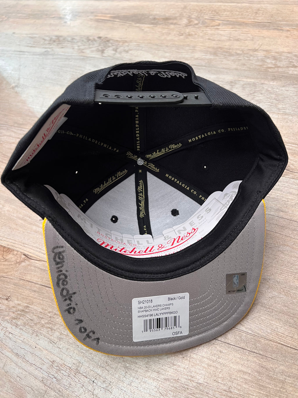 Custom Cap - Los Angeles Lakers “ Mamba for Ever”