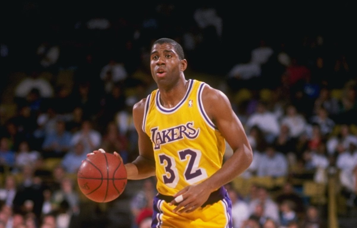 Mitchell and Ness: Canotta Magic Johnson, Los Angeles Lakers 1984/85