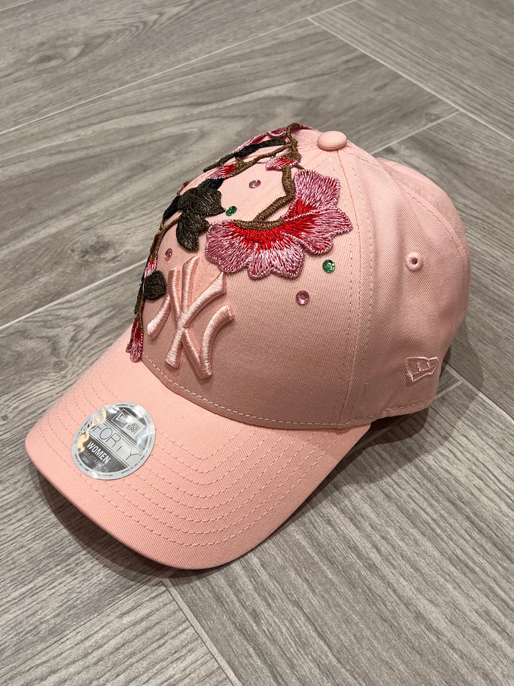 Custom Cap -  NY Yankees by New Era "Pink Rose"