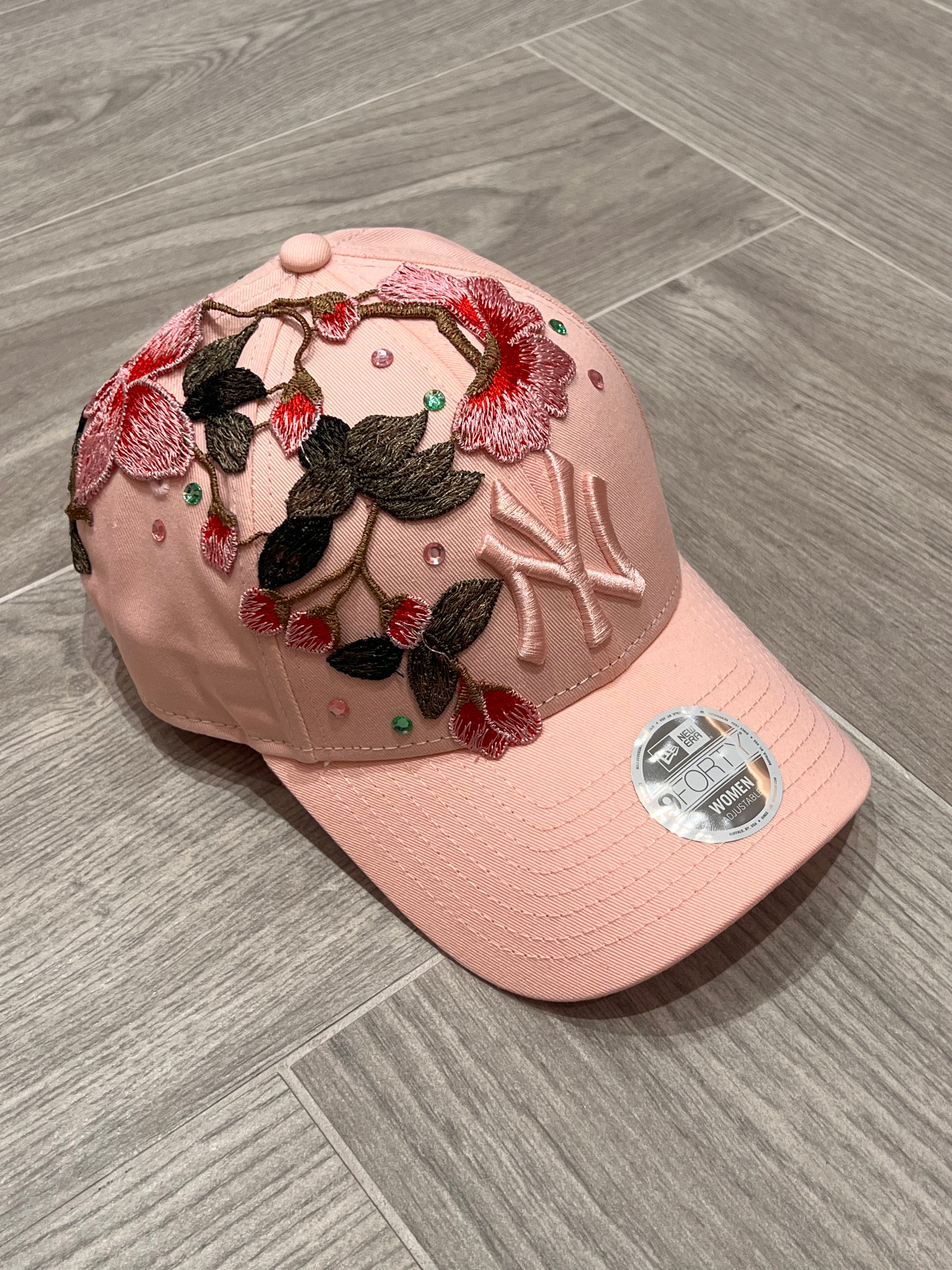 Custom Cap -  NY Yankees by New Era "Pink Rose"