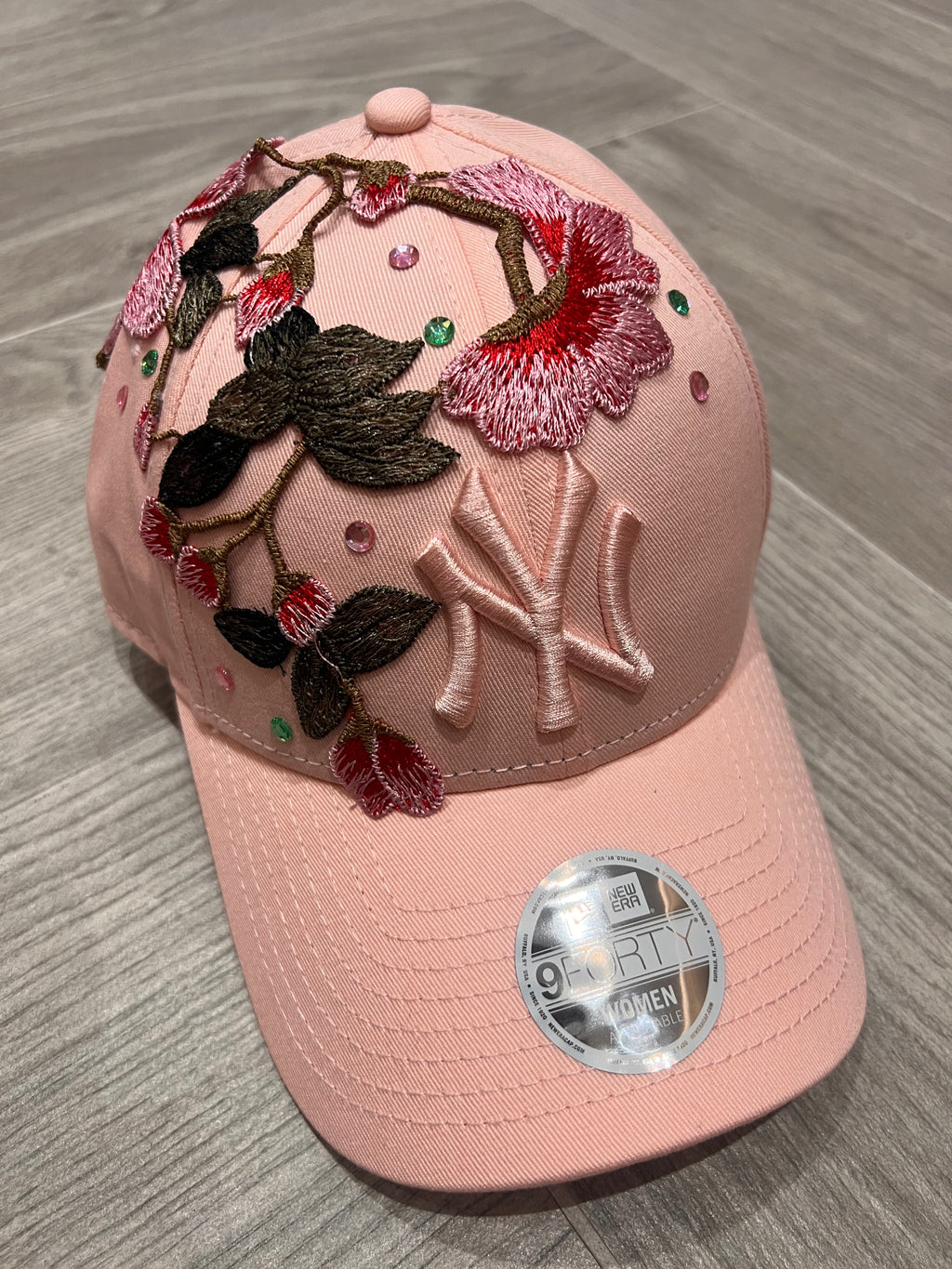 Custom Cap -  NY Yankees by New Era "Pink Rose"