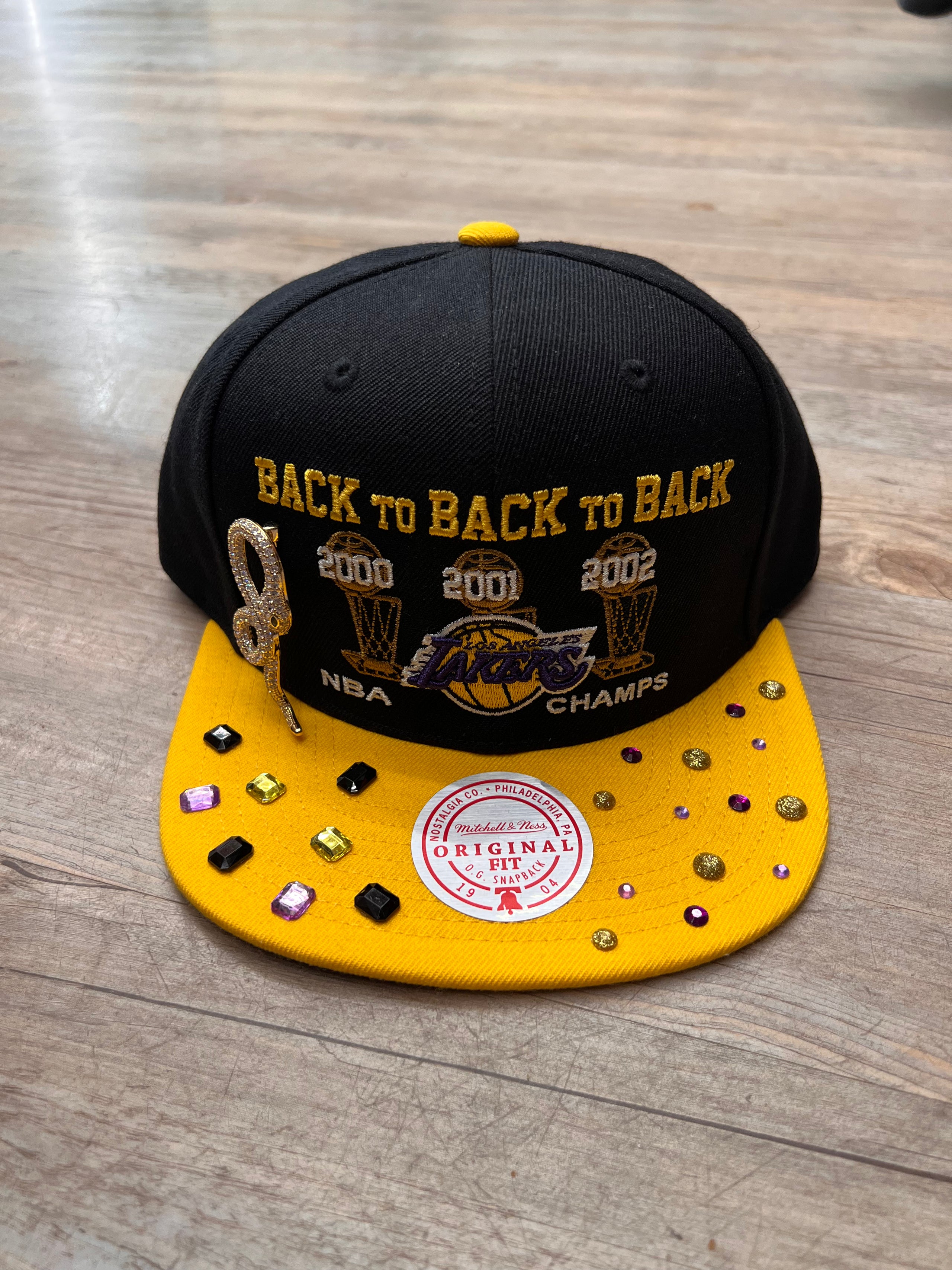 Custom Cap - Los Angeles Lakers “ Mamba for Ever”