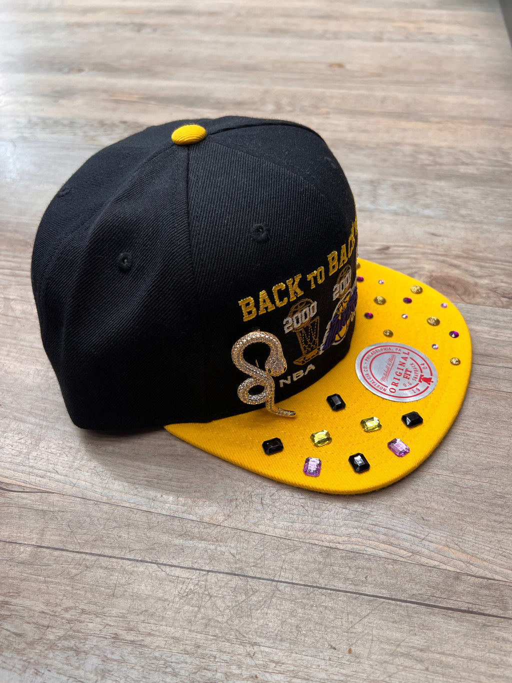 Custom Cap - Los Angeles Lakers “ Mamba for Ever”