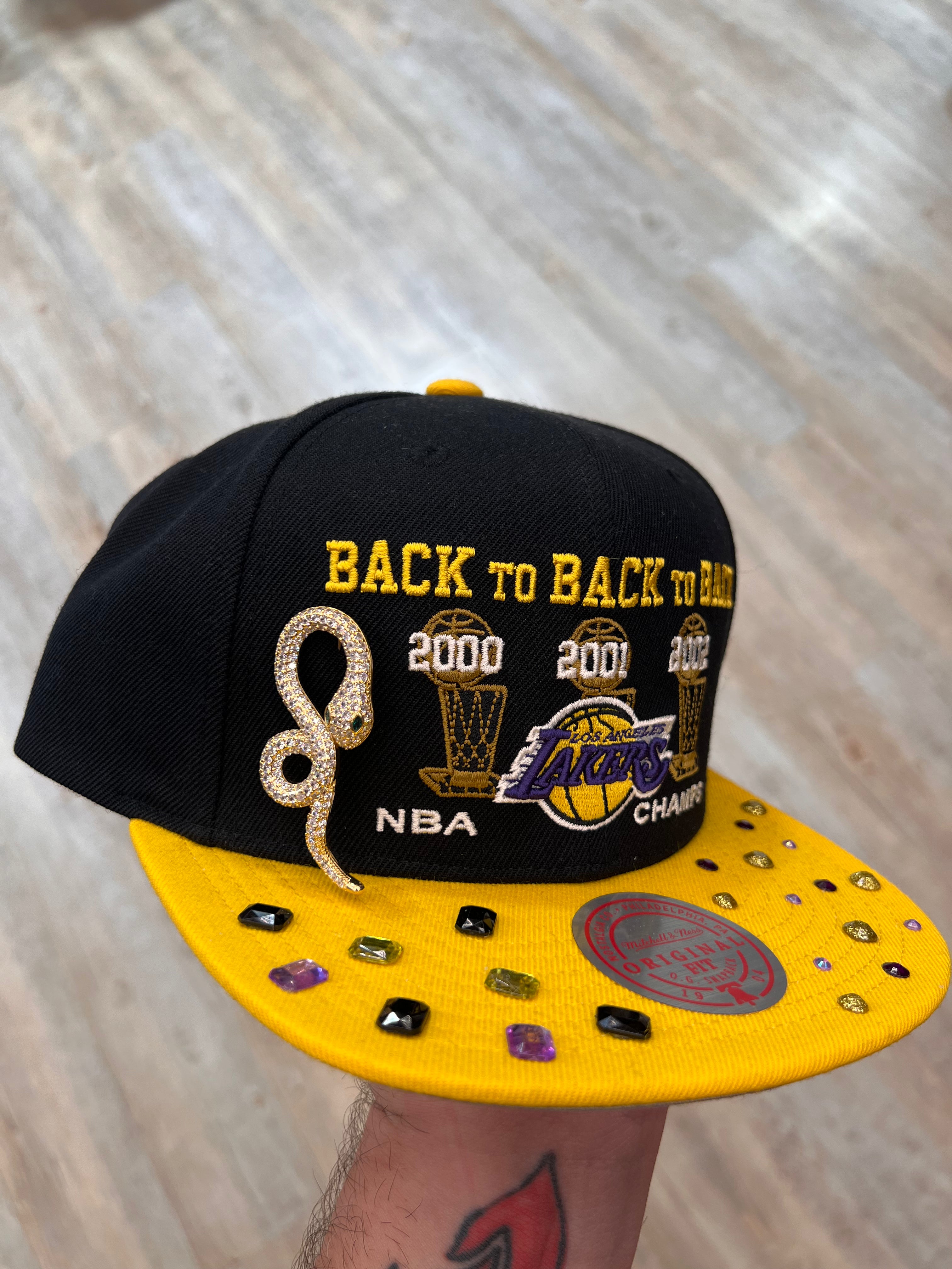 Custom Cap - Los Angeles Lakers “ Mamba for Ever”