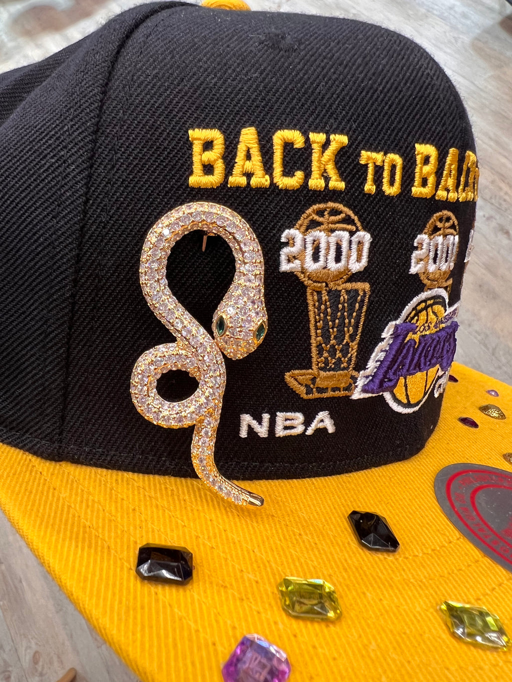 Custom Cap - Los Angeles Lakers “ Mamba for Ever”
