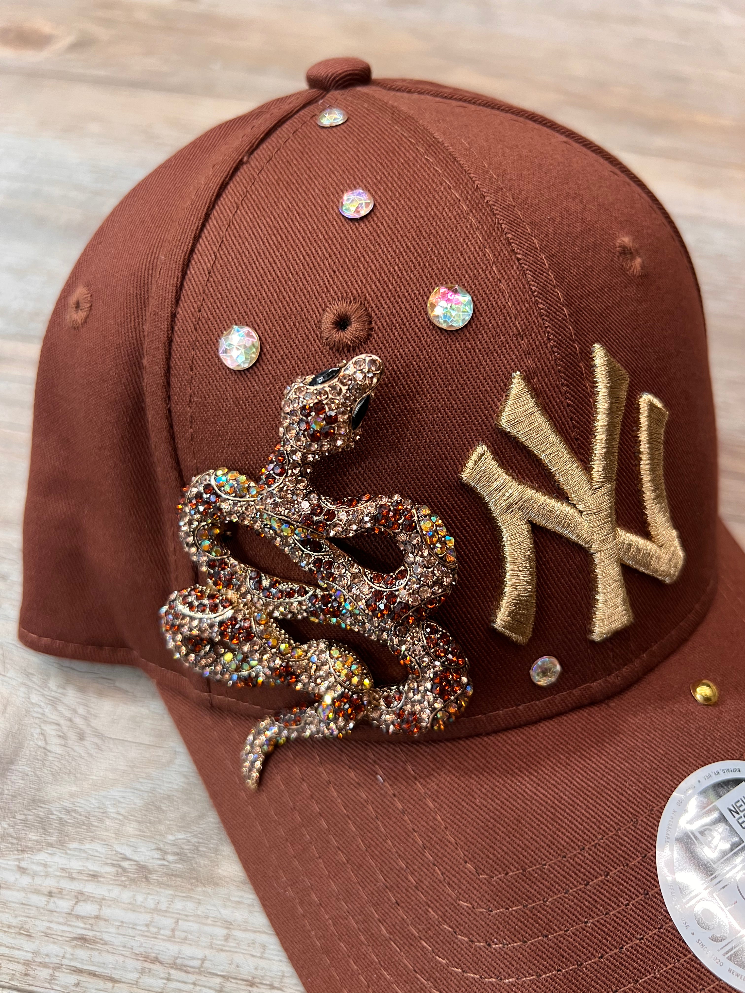Custom Cap -  NY Yankees by New Era " Gold Snake”