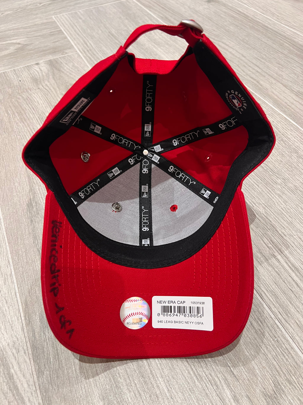 Custom Cap -  NY Yankees by New Era "Red Diamond”