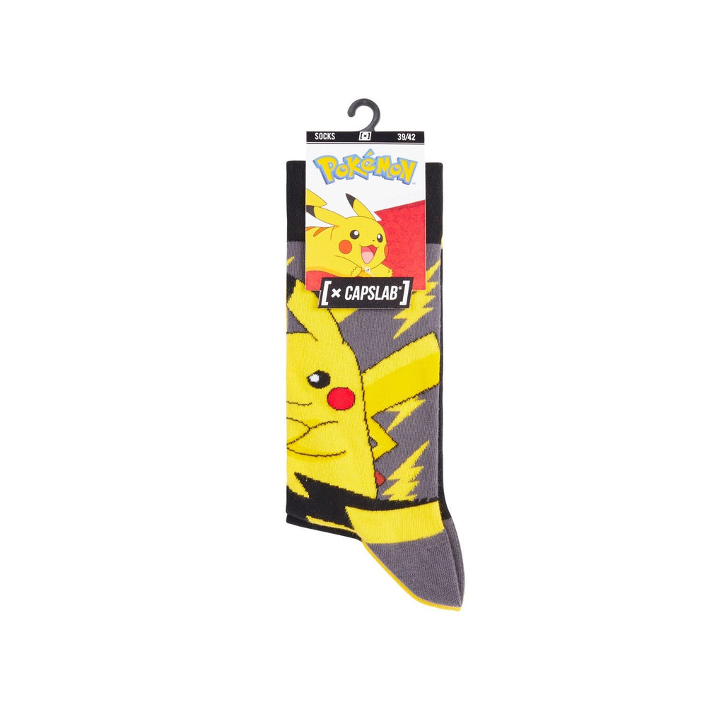 Calzini Pikachu, Pokemon - Capslab (black)