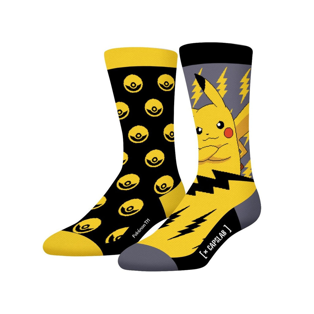 Calzini Pikachu, Pokemon - Capslab (black)