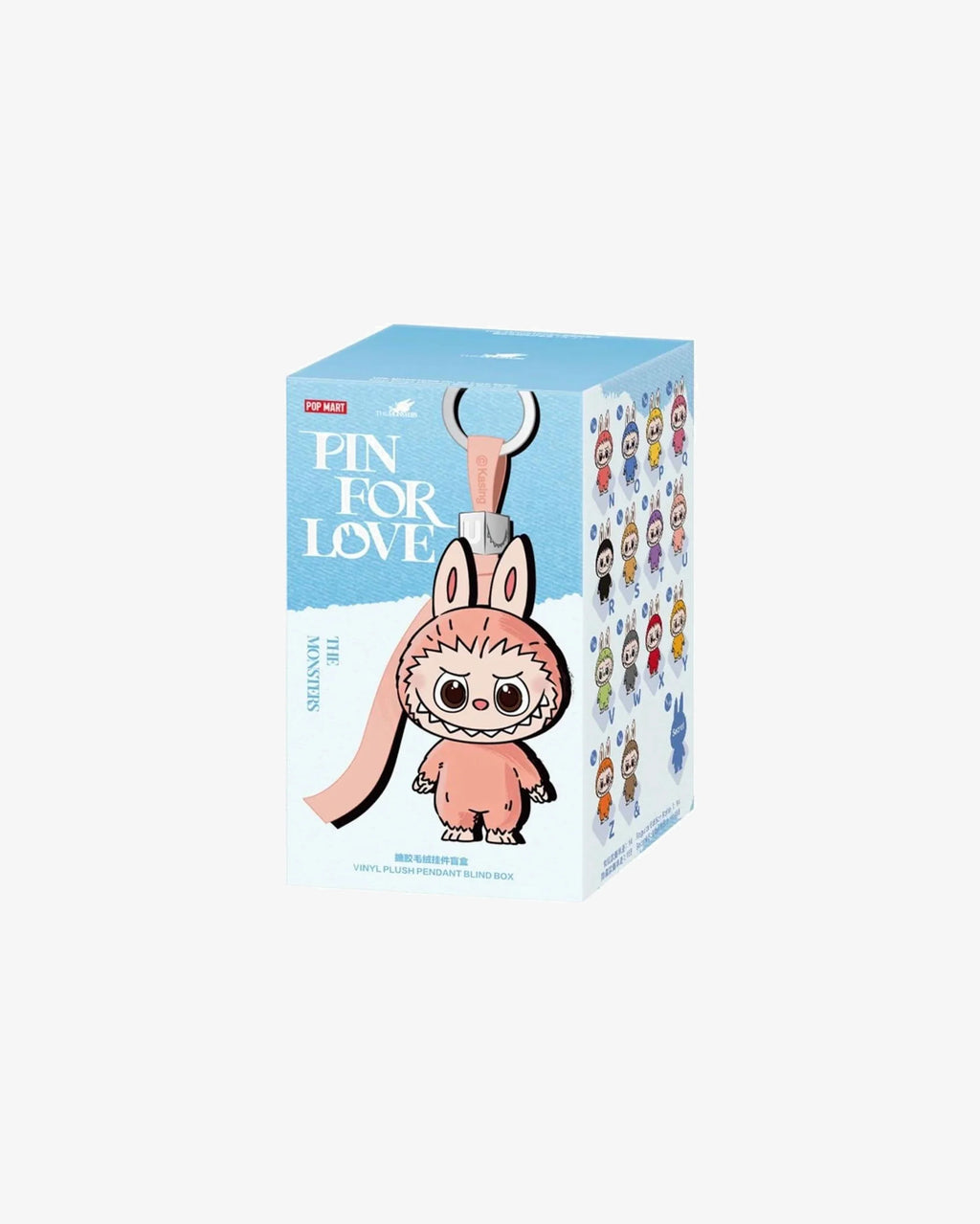 LABUBU "PIN FOR LOVE" VINYL PLUSH (N - Z) - PRODOTTO ORIGINALE by Pop Mart