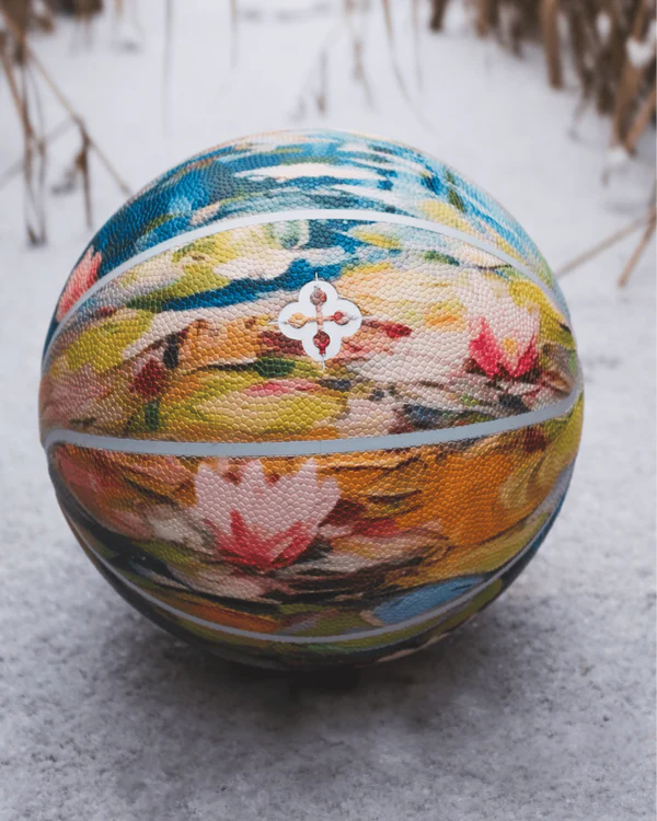 Pallone da basket da collezione - Special Edition - "Waterlilies"