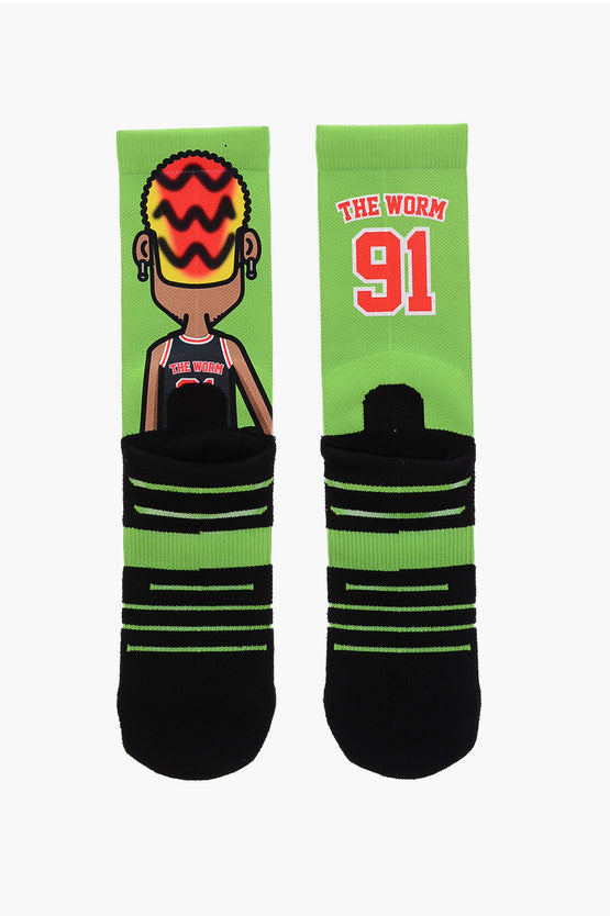 Calzini Ufficiali "Scrimmage" - Dennis Rodman "The Worm" (green)