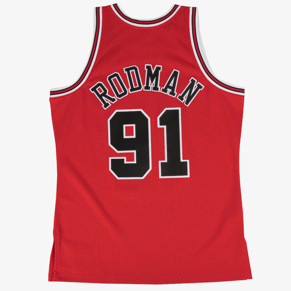 Mitchell and Ness: Canotta Dennis Rodman, Chicago Bulls 1997-98 red