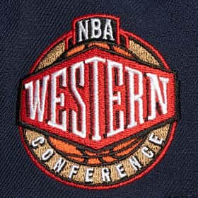 NBA CONFERENCE PATCH - Cappellino Golden State Warriors , Mitchell and Ness