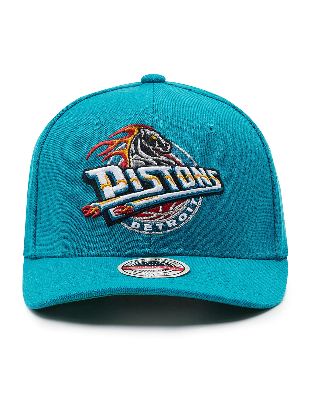 Cappellino Ufficiale Detroit Pistons, Mitchell and Ness (logo vintage)