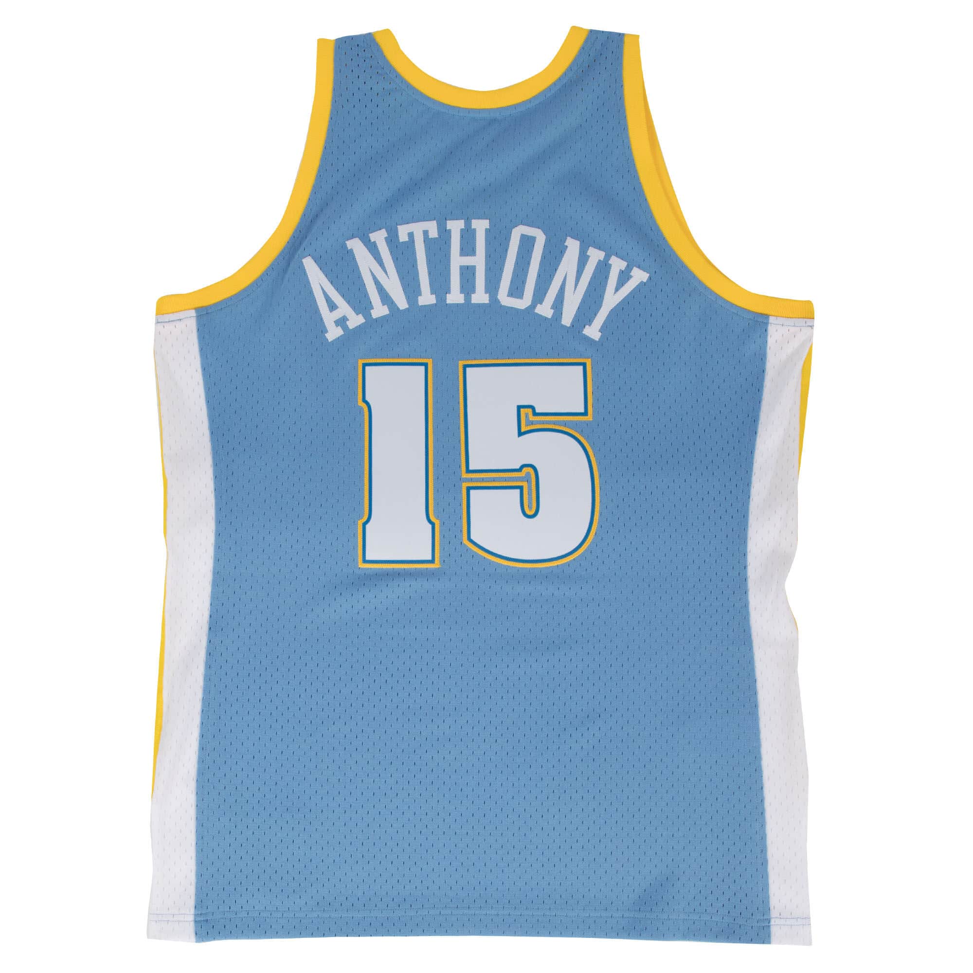 Mitchell and Ness: Canotta Carmelo Anthony Denver Nuggets, 2003/04 Blu