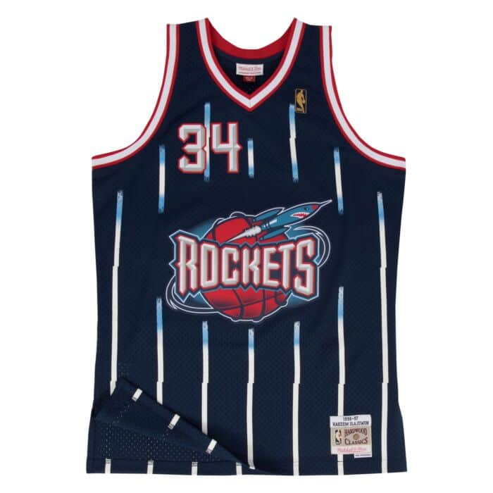 Mitchell and Ness: Canotta Hakeem Olajuwon, Houston Rockets 1996-97