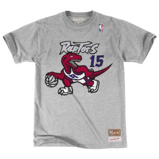 MITCHELL AND NESS NBA t shirt name & number - Vince Carter   Toronto Raptors